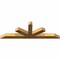 Ekena Millwork Saratoga Rough Sawn Timber Gable Bracket, Western Red Cedar, 96"W x 32"H x 6"D x 6"F, 8/12 Pitch GBW096X32X0606SAR00RWR - alternate 3